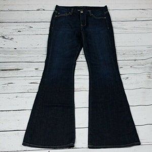 Fidelity Gin Blossom Dark Wide Leg Women Jeans Size 28
